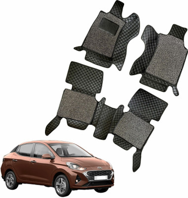 STYLE CHOICE Leatherite 7D Mat For  Hyundai Aura(Black)
