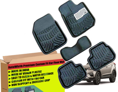 Autowhrib Plastic 3D Mat For  Hyundai Creta(Black)