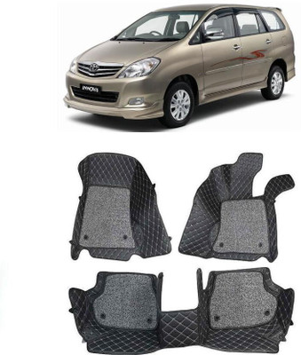 ARNEJA Leatherite 7D Mat For  Toyota Innova(Black)