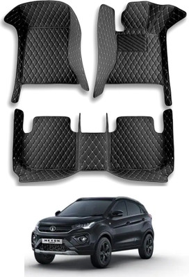MATIES Leatherite 7D Mat For  Tata Universal For Car(Black)