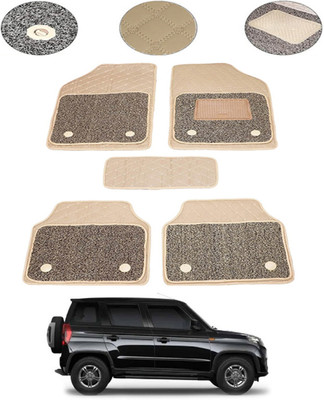 MSNP Leatherite 7D Mat For  Mahindra Universal For Car(Beige)