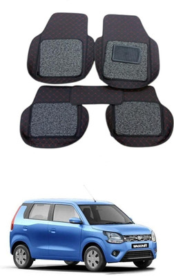 Autocom Leatherite 7D Mat For  Maruti Suzuki Wagon R 1.0(Black)