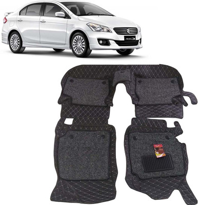 VIAZ VENTURES Leatherite 7D Mat For  Maruti Suzuki Ciaz(Black)