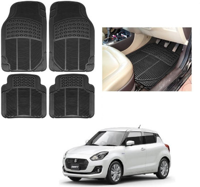 ROSHNEER ENTERPRISES Rubber Standard Mat For  Maruti Swift(Black)