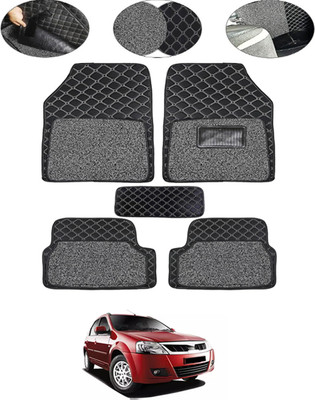 MSNP Leatherite 7D Mat For  Mahindra Verito(Black)