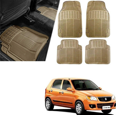 Znee Smart Rubber Standard Mat For  Universal For Car(Beige)