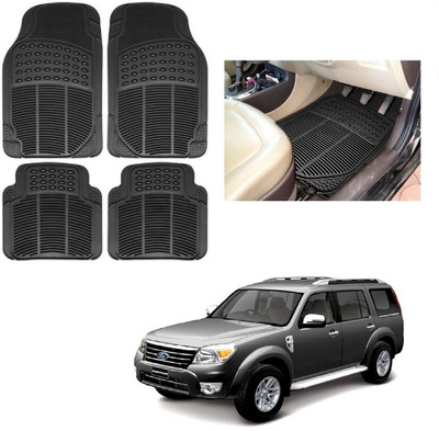 ROSHNEER ENTERPRISES Rubber Standard Mat For  Ford Endeavour(Black)