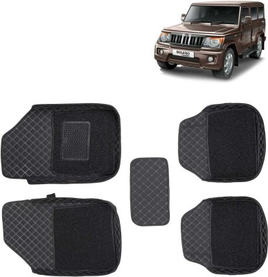 Kingsway Leatherite 7D Mat For  Mahindra Bolero(Black)