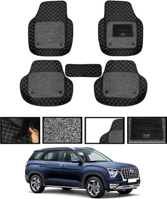 MSNP Leatherite 7D Mat For  Hyundai Alcazar(Black)