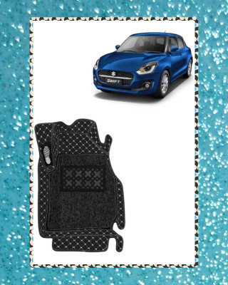 KUNTAIL C Leather 7D Mat For  Maruti Suzuki Swift(Black)