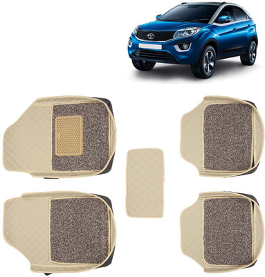 Kingsway Leatherite 7D Mat For  Tata Nexon(Beige)
