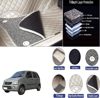 Woltra Leather 7D Mat For  Maruti WagonR(Beige)