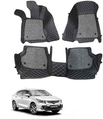 TOFIT ENTERPRISE Leatherite 7D Mat For  Toyota Glanza(Black)