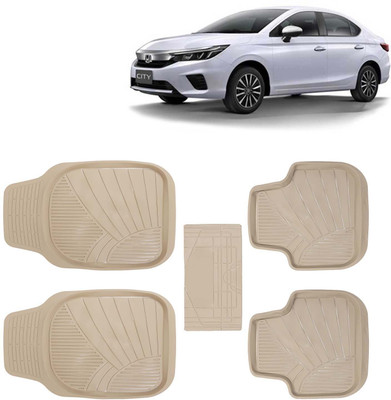 Kingsway PVC Tray Mat For  Honda City(Beige)