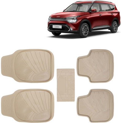 Kingsway PVC Tray Mat For  Kia Carens(Beige)