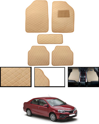 AYW Leatherite Standard Mat For  Toyota Etios(Beige)