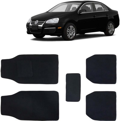 Kingsway Fabric Standard Mat For  Volkswagen Jetta(Black)