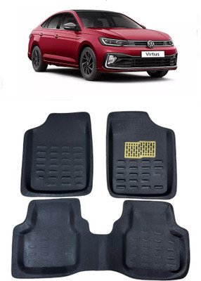 ARNEJA Polyutherine 3D Mat For  Volkswagen Virtus(Black)