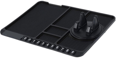 Augen Silicone Tray Mat For  Universal For Car(Black)