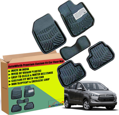 Autowhrib Plastic 3D Mat For  Toyota Innova Crysta(Black)