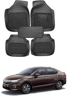 arneja trading company Leatherite 7D Mat For  Honda City e-HEV(Silver, Black)