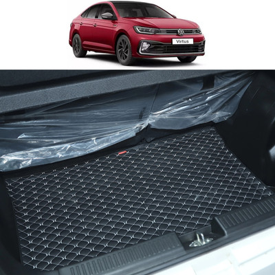 AUTOFIT Polyutherine Tray Mat For  Volkswagen Virtus(Black)