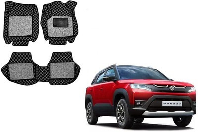 Autorepute Leather 7D Mat For  Maruti Suzuki New Brezza(Black)