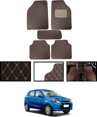MSNP Leatherite Standard Mat For  Maruti Suzuki Alto 800(Brown)