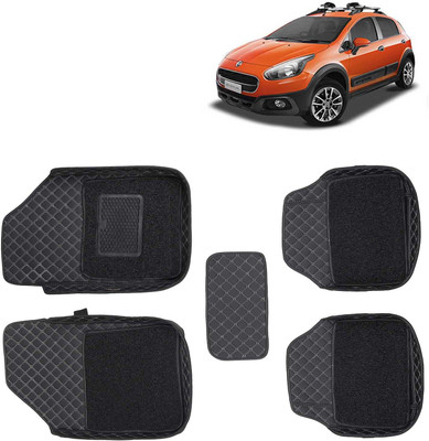 Kingsway Leatherite 7D Mat For  Fiat Avventura(Black)
