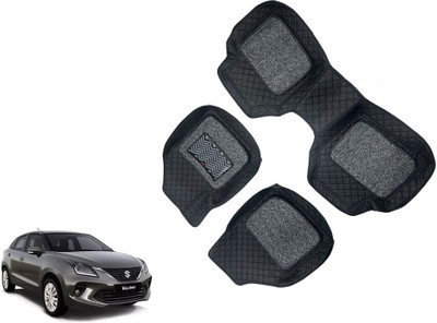 AUTO PEARL Leatherite 7D Mat For  Maruti Baleno(Black)