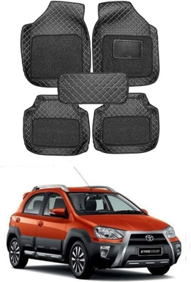 arneja trading company Polyutherine 3D Mat For  Toyota Etios Cross(Silver, Black)