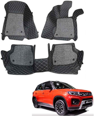 ARNEJA Leatherite 7D Mat For  Maruti Suzuki Vitara Brezza(Black)
