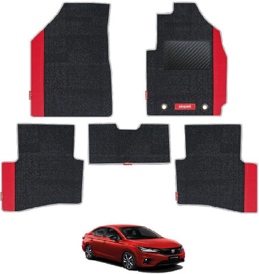 elegant Polypropylene Standard Mat For  Honda City e-HEV(Black, Red)