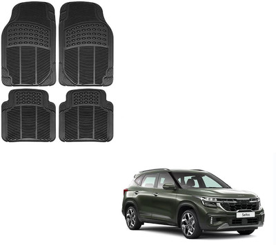 KOZDIKO Rubber Standard Mat For  Kia Seltos Facelift(Black)