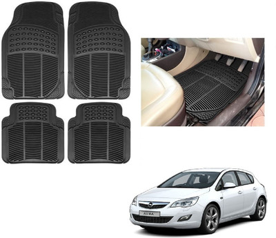 ROSHNEER ENTERPRISES Rubber Standard Mat For  Opel Astra(Black)