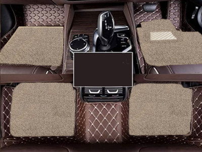 Autoclow Leatherite 7D Mat For  Tata Safari Storme(Beige)