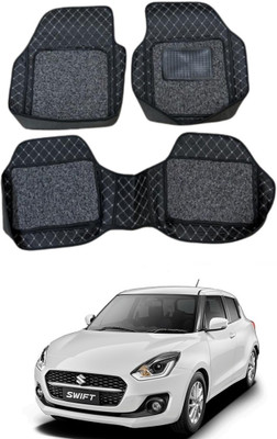 ARNEJA Leatherite 7D Mat For  Maruti Suzuki New Swift(Black)