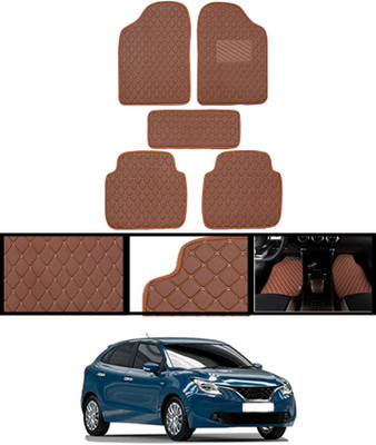 MATIES Leatherite Standard Mat For  Maruti Suzuki Baleno(Brown)