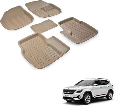AuTO ADDiCT EVA 3D Mat For  Kia Seltos(Beige)