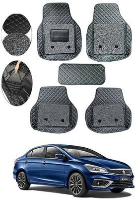 SLSHILPA Leather 7D Mat For  Maruti Suzuki Ciaz(Black)