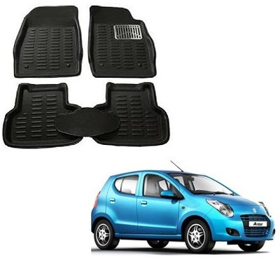 SLSHILPA Plastic 3D Mat For  Maruti Suzuki A-Star(Black)