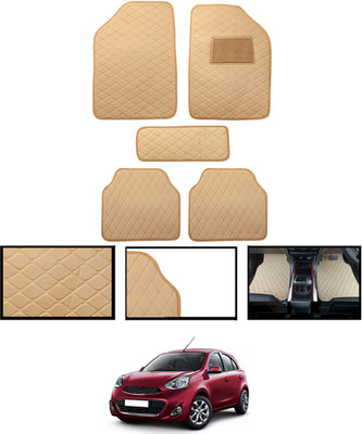 CCMM Leatherite Standard Mat For  Nissan Micra(Beige)