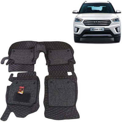 AUTORACE Leatherite 7D Mat For  Hyundai Creta(Black)