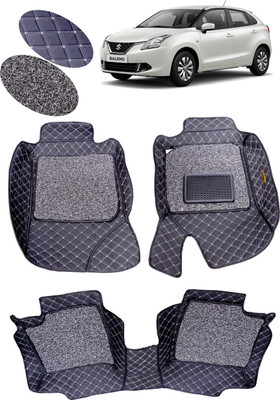 ParveenChau Leather 7D Mat For  Maruti Suzuki Baleno(Black)
