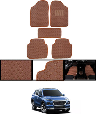 AYW Leatherite Standard Mat For  Fiat Grand Vitara(Orange)