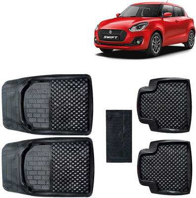 Kingsway PVC Tray Mat For  Maruti Suzuki Swift(Black)