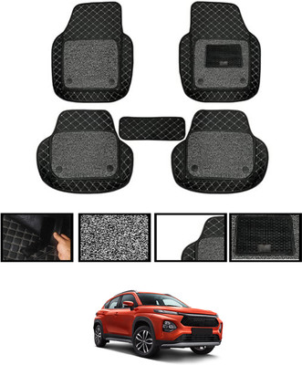 monolive Leatherite Tray Mat For  Toyota Universal For Car(Black)