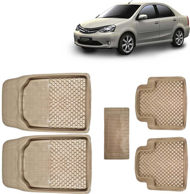 Kingsway PVC Tray Mat For  Toyota Etios(Beige)