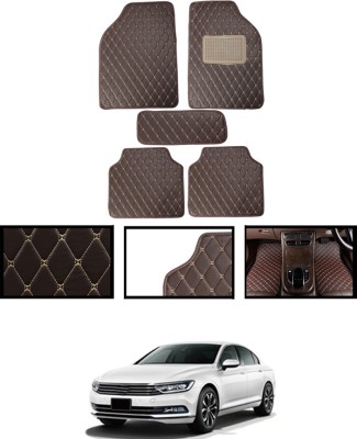 ABJD Leatherite Standard Mat For  Volkswagen Passat(Brown)