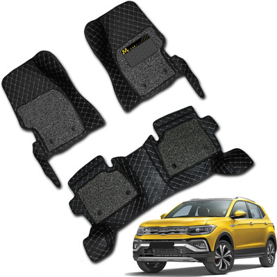 TOFIT ENTERPRISE Leatherite 7D Mat For  Volkswagen Taigun(Black)